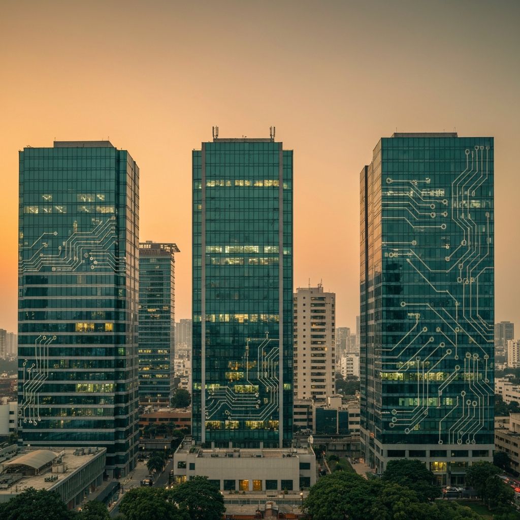 Bangalore city skyline representing the IT procurement landscape for startups